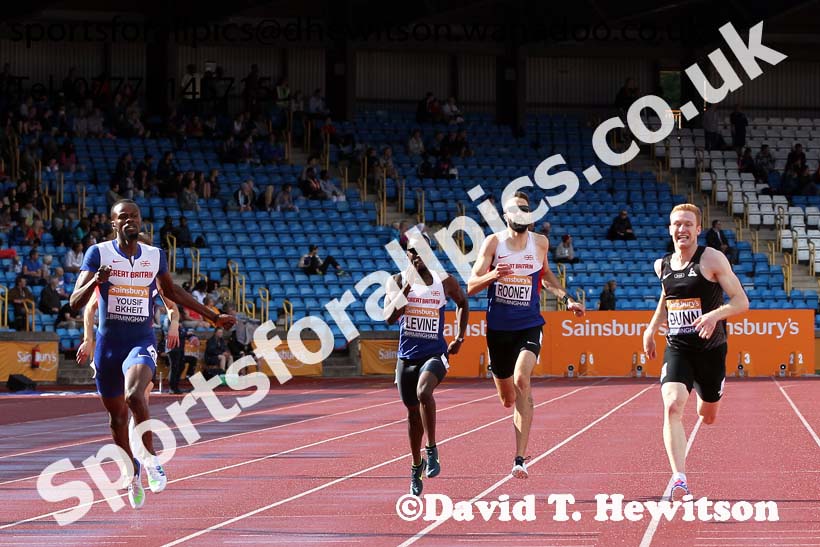 Mens 400 metres, Sainsbury's British Champs, Alexander Stadium, Birmingham. Photo: David T. Hewitson/Sprts for All Pics